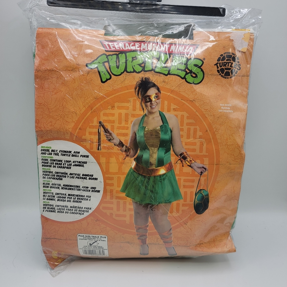 Teenage Mutant Ninja Turtles Halloween Costume Women's Size Large 14-16 Michaela